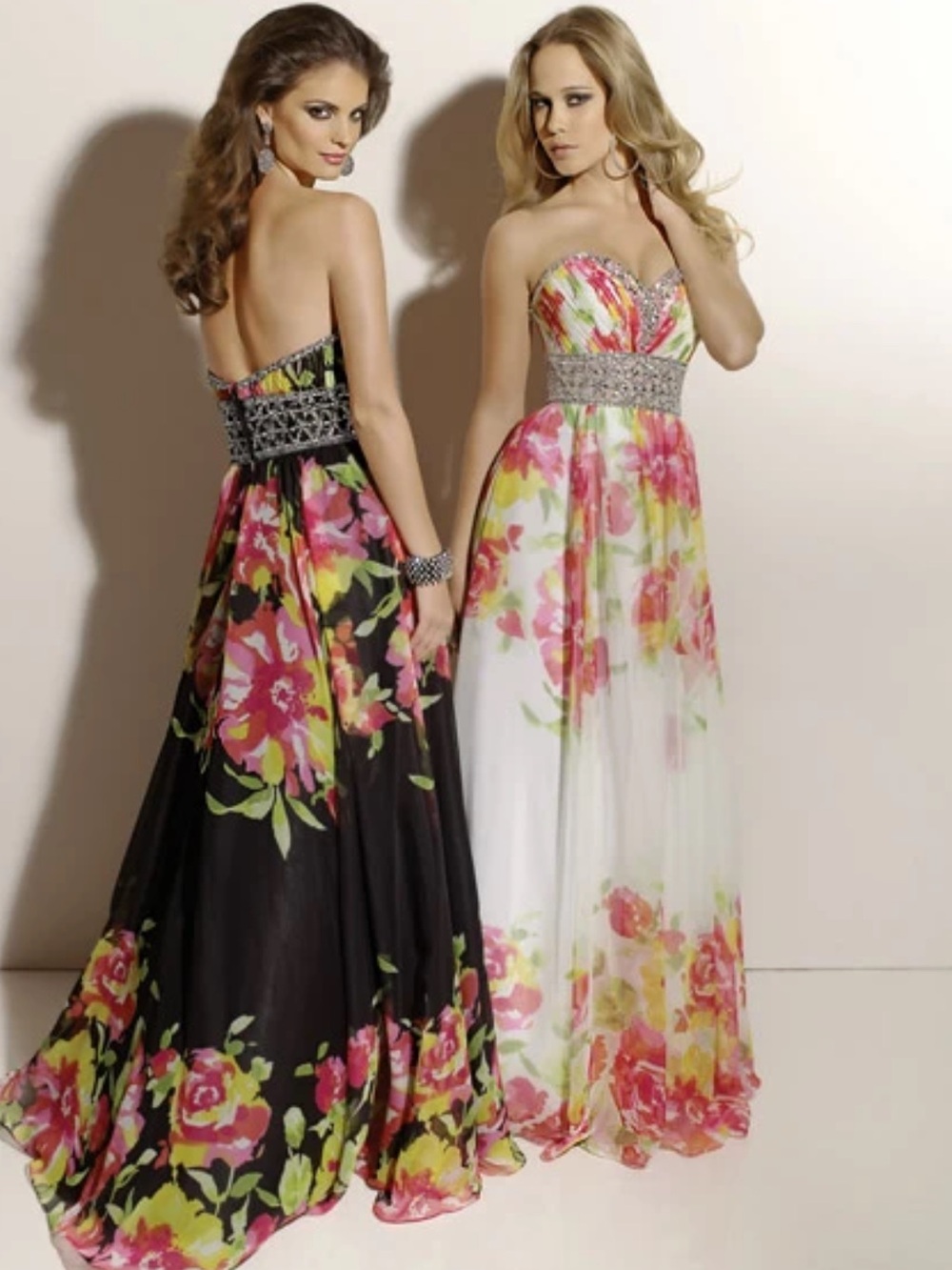 Mori Lee by Madeline Gardner Paparazzi Floral Black